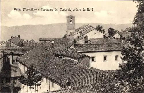 Ak Verna Lombardia, Panorama del Convento veduto da Nord