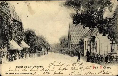 Ak Rehburg Loccum in Niedersachsen, Poststraße