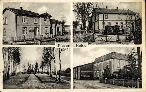 Ak Kisdorf in Holstein, Offenes Gasthof, Gemischtwaren-Geschäft