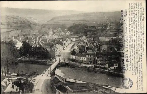 Ak Aywaille Wallonia Lüttich, Panorama