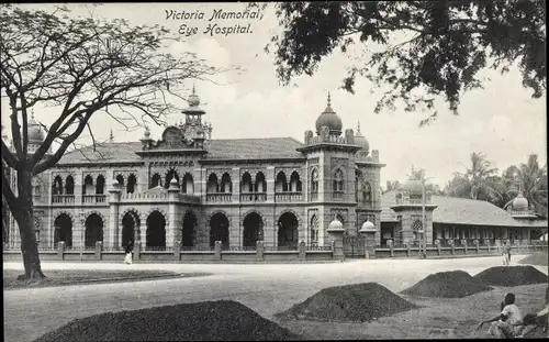 Ak Colombo Ceylon Sri Lanka, Victoria-Memorial, Augenklinik
