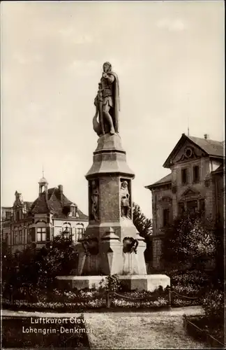 Ak Bad Cleve Kleve am Niederrhein, Lohengrin-Denkmal