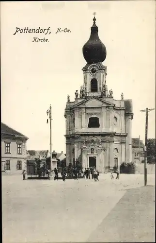 Ak Pottendorf in Niederösterreich, Kirche
