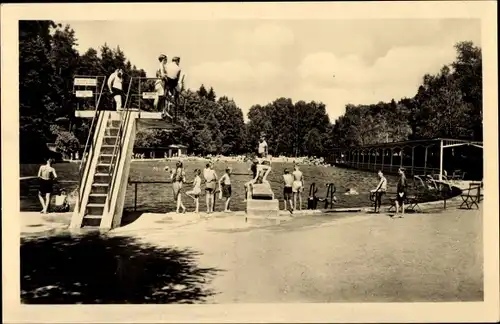 Ak Rastenberg in Thüringen, Freibad