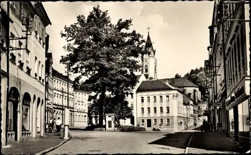 Ak Bad Lobenstein in Thüringen, Marktplatz