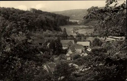 Ak Tautenburg in Thüringen, Blick vonder Burg