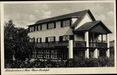 Ak Blankenhain in Thüringen, Haus Rudolph