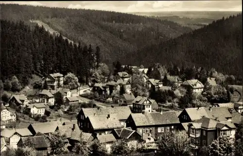 Ak Finsterbergen Friedrichroda im Thüringer Wald, Gesamtansicht