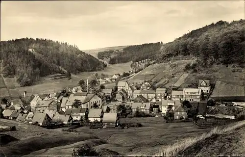 Ak Fehrenbach Masserberg im Thüringer Schiefergebirge, Blick auf Ortschaft und Umgebung