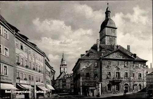 Ak Bad Langensalza in Thüringen, Rathaus