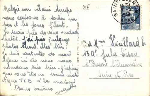 Ak Saint Quentin Aisne, Vue sur le Pont, Straßenbahn