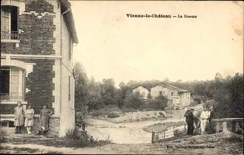 Ak Vienne le Château Marne, la Biesme