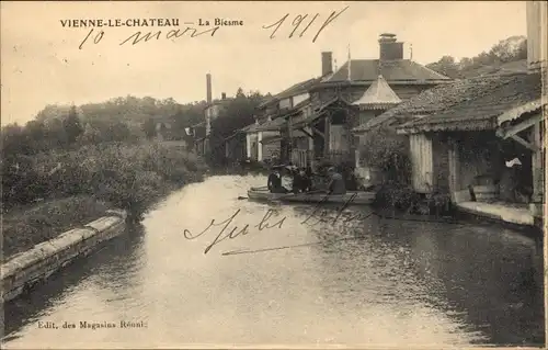 Ak Vienne le Château Marne, la Biesme