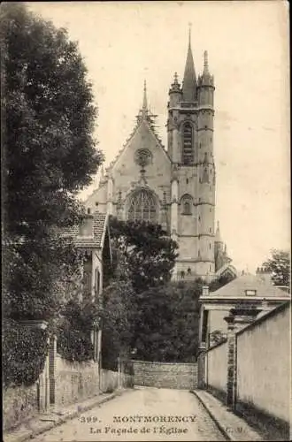 Ak Montmorency Val d'Oise, Kirche