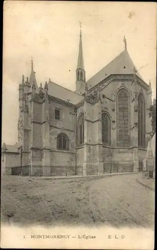 Ak Montmorency Val d'Oise, Kirche