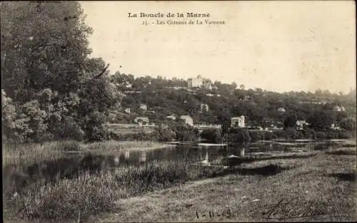 Ak Chenevières la Varenne Val de Marne, La Boucle de la Marne, Les Coteaux