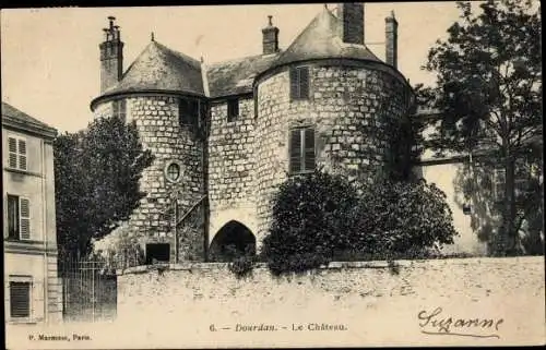 Ak Dourdan Essonne, Schloss