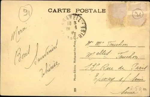 Ak Draveil Essonne, Perspective de Paris Jardin