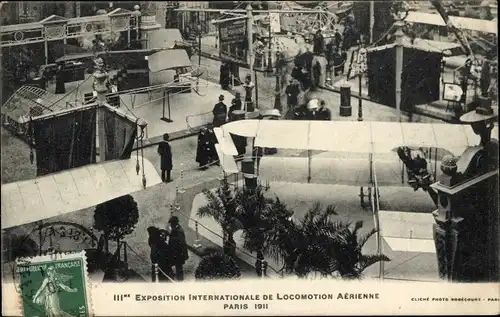 Ak Paris, III. Internationale Luftbewegungsausstellung 1911