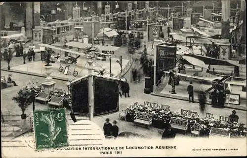 Ak Paris, III. Internationale Luftbewegungsausstellung 1911