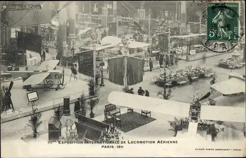 Ak Paris, III. Internationale Luftbewegungsausstellung 1911