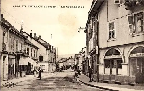 Ak Le Thillot Lorraine Vogesen, La Grande Rue