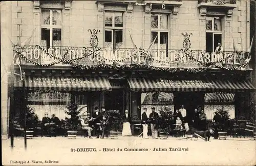 Ak Saint Brieuc Côtes d’Armor, Hôtel du Commerce, Julien Tardivel
