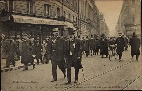 Ak Paris, M. Lepine, Place du Chateau d’Eau