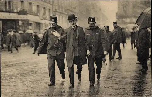 Ak Paris, Arbeitsamt, 1. Mai 1906