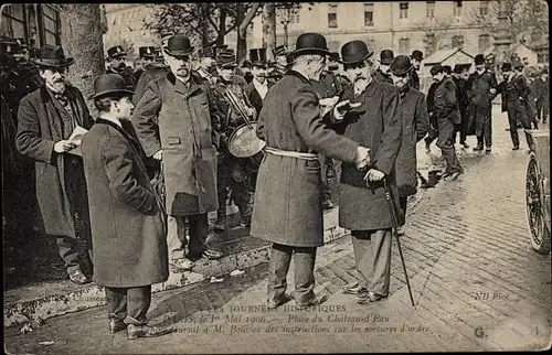 Ak Paris, 1. Mai 1906, Place du Chateau d’Eau