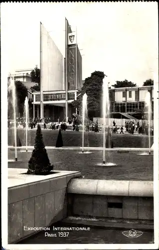 CPA Paris, Exposition Internationale 1937, Pavillon de la Norvege