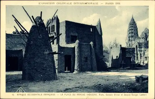 Ak Paris, Internationale Kolonialausstellung 1931, Französisch-Westafrika