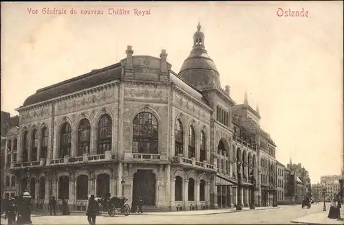 Ak Ostende Ostende Westflandern, New Theatre Royal