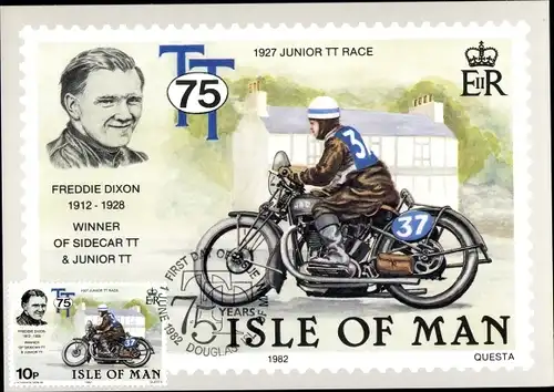 Maximum Ak Isle of Man, 75. Jahrestag der Isle of Man TT-Motorradrennen 1982