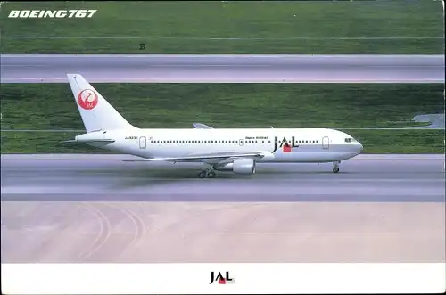 Ak Japanisches Passagierflugzeug, JAL, Boeing 767