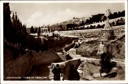 Ak Jerusalem Israel, Grab von Absalom
