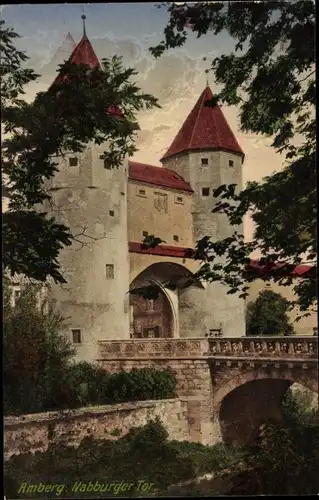 Ak Amberg in der Oberpfalz Bayern, Nabburgertor