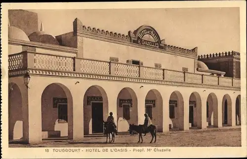 Ak Touggourt Algerien, Hotel de l'Oasis