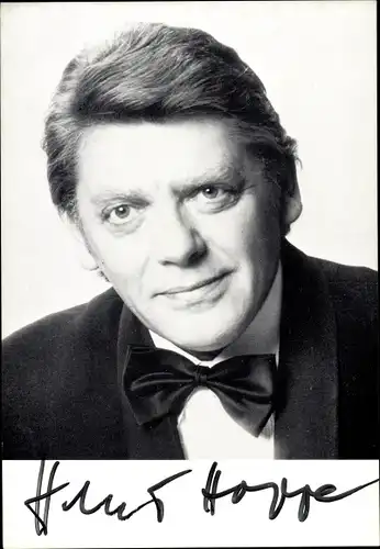 Ak Sänger Heinz Hoppe, Portrait, Autogramm
