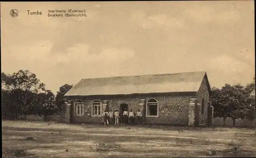 Ak Tumba RD Kongo Zaire, Druck