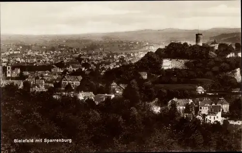 Ak Bielefeld in Nordrhein Westfalen, Panorama, Sparrenburg