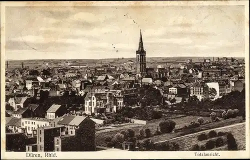 Ak Düren im Rheinland, Totalansicht