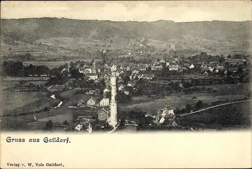 Ak Gaildorf am Kocher Württemberg, Panorama