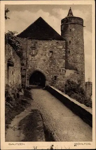 Ak Bautzen in der Lausitz, Mühltor