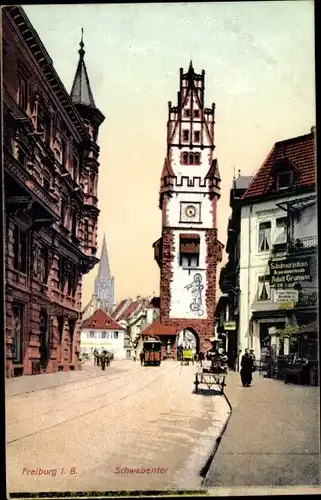 Ak Freiburg im Breisgau, Schwabentor
