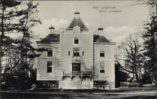 Ak Langbroek Utrecht Niederlande, Schloss Lunenburg