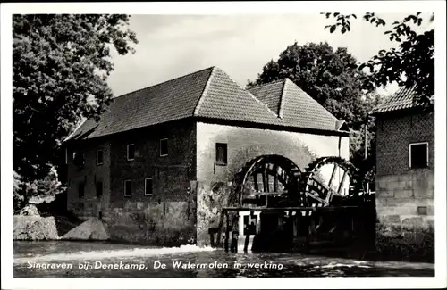 Ak Denekamp Overijssel Niederlande, Watermolen Singrave