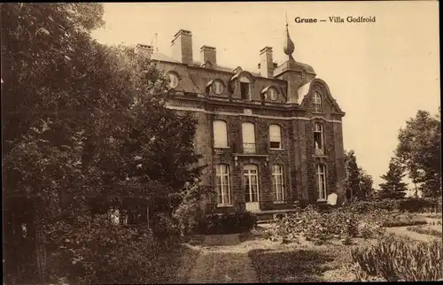 Ak Grune Forrières Nassogne Wallonien Luxemburg, Villa Godfroid