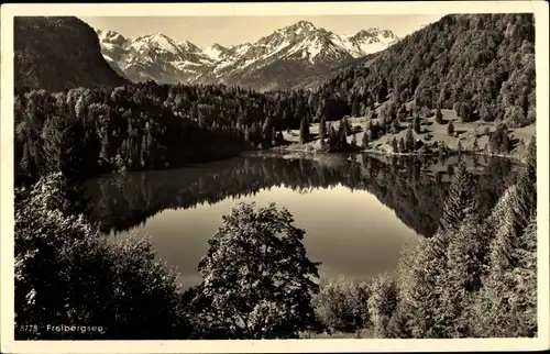 Ak Oberstdorf im Oberallgäu, Freibergsee