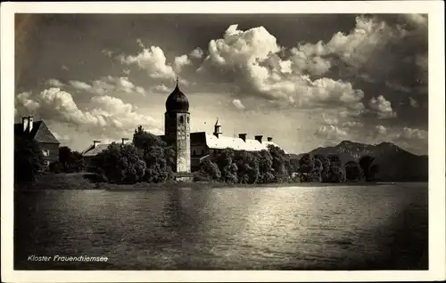 Ak Frauenchiemsee Fraueninsel Chiemsee Oberbayern, Kloster